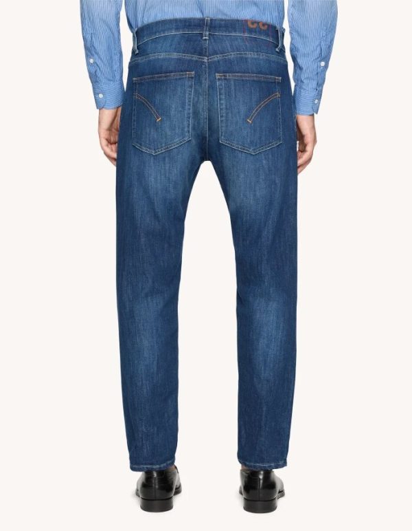 Jeans dondup pe25. mod. jeff carrot in denim stretch art. up641 ds0107u il7