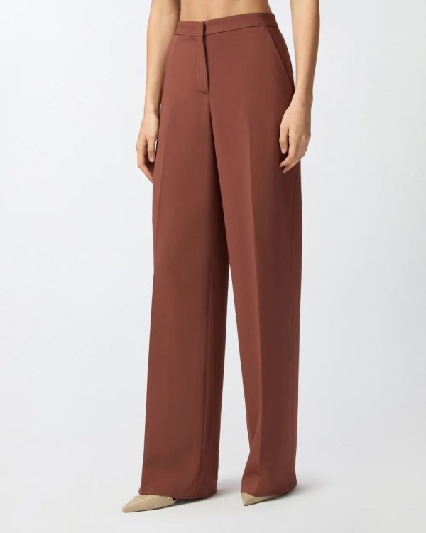 Pantaloni wide-leg da cerimonia in cady Pinko pe 25 art. 100331