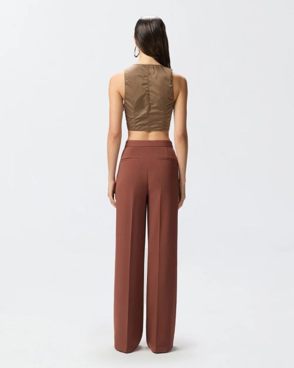 Pantaloni wide-leg da cerimonia in cady Pinko pe 25 art. 100331