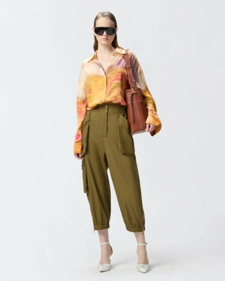 Camicia in stin con stampa paesaggio Pinko pe 25 art. 104864