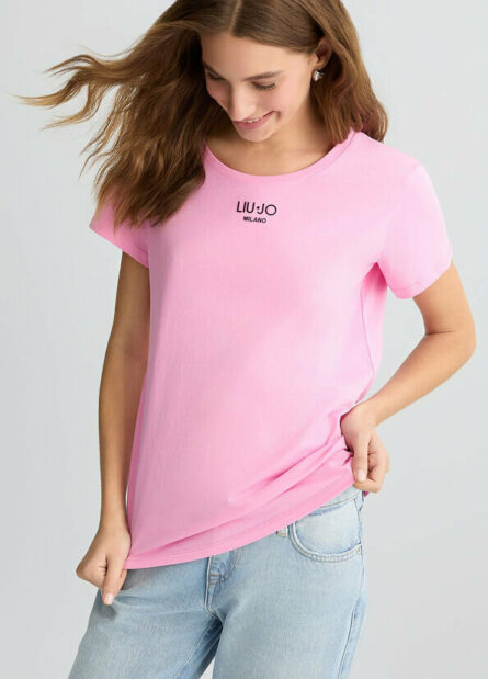 T-shirt con logo liu jo pe 25 art. ta5170