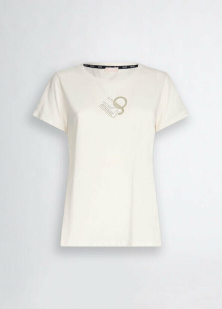 T-shirt con logo liu jo pe 25 art. ta5170