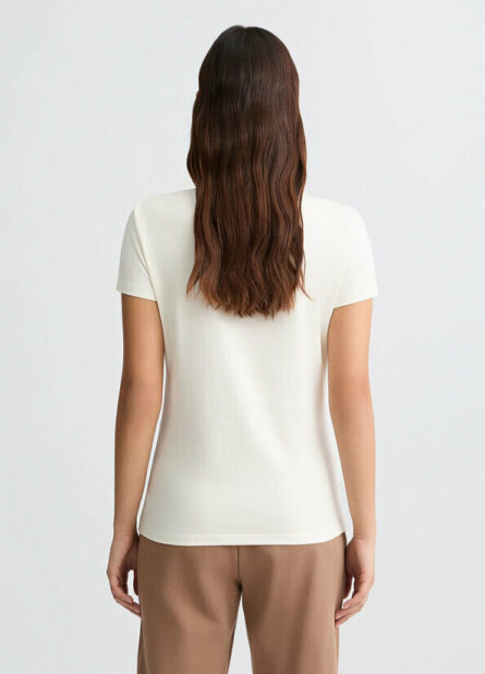 T- shirt con logo e strass liu jo pe 25 art. ta5173