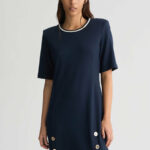 Abito corto con bottoni liu jo pe 25 art. ta5292