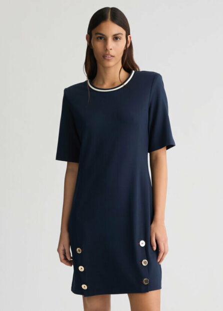 Abito corto con bottoni liu jo pe 25 art. ta5292
