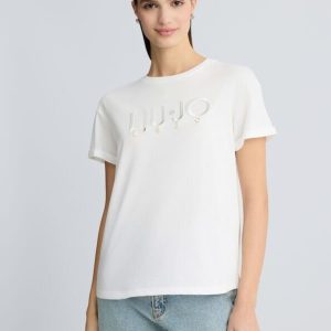 T-shirt con logo liu jo pe 25 art. wa5007