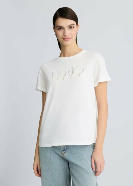 T-shirt con logo liu jo pe 25 art. wa5007