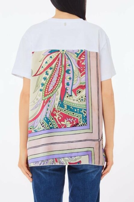 T- shirt con stampa liu jo pe 25 art. wa5155
