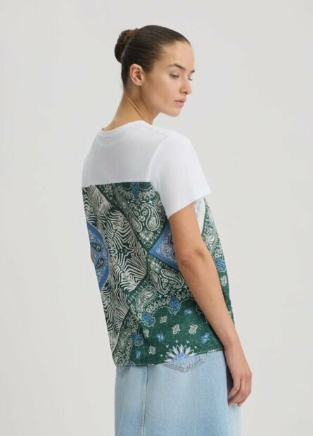 T- shirt con stampa liu jo pe 25 art. wa5155