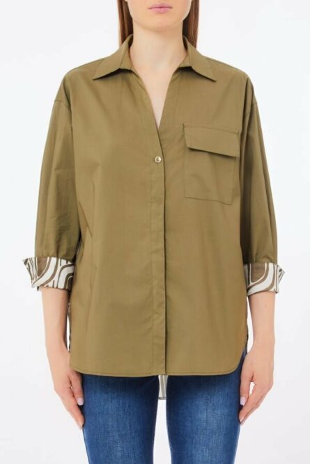 Camicia in cotone liu jo pe 25 art. wa5203