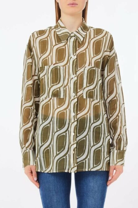 Camicia in ramiรจ liu jo pe 25 art. wa5487