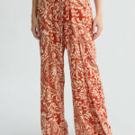 Pantalone in twill stampato liu jo pe 25 art. wa5500