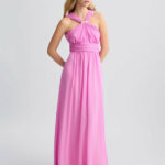 Abito lungo rosa liu jo pe 25 art. ca5026