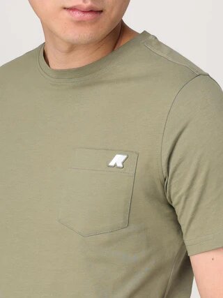 t-shirt con taschino sigur jersey k31368w K-way pe25
