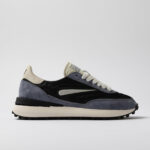 Scarpe d.a.t.e. pe 25. mod. athleta nylon black-cream art. m421-at-ny-bc