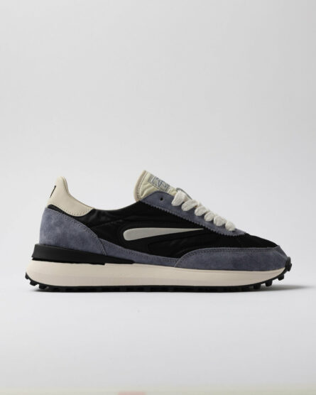 Scarpe d.a.t.e. pe 25. mod. athleta nylon black-cream art. m421-at-ny-bc