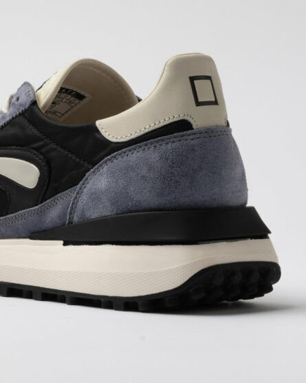 Scarpe d.a.t.e. pe 25. mod. athleta nylon black-cream art. m421-at-ny-bc