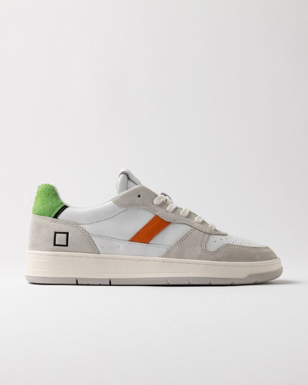 Scarpa d.a.t.e. pe 25. mod. court 2.0 vintage calf white-green art. m421-c2-vc