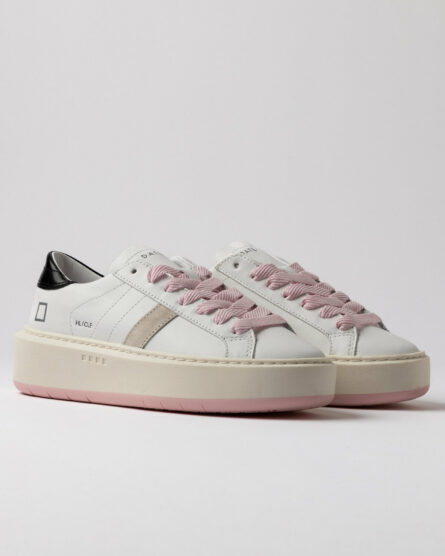 Scarpa d.a.t.e. pe 25. mod. hill low platform calf white- black art. w421-hp-ca