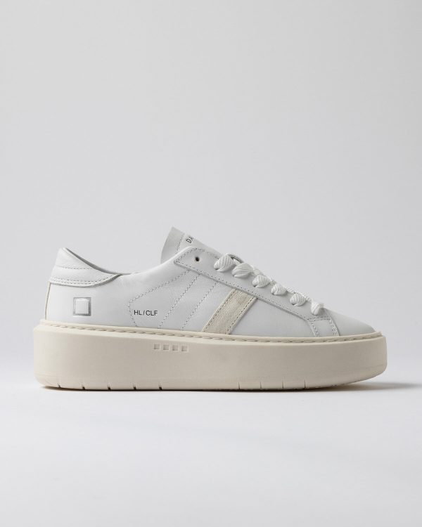 Scarpa d.a.t.e. pe 25. mod. hill low platform calf white art. w421-hp-ca-wh