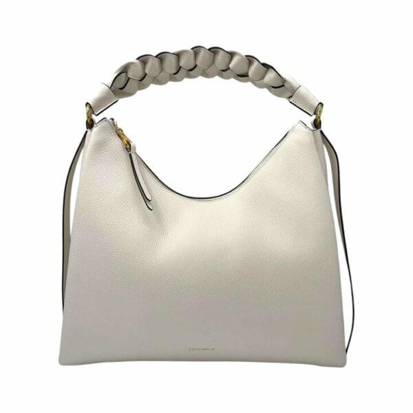Handbag Double Grainy Leather Blanco s Coccinelle Borse Donna M50 13 02 01 57 0119042559_1jpg Handbag Double Grainy Leather Blanco s Coccinelle Borse Donna M50 13 02 01 57