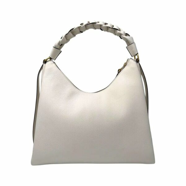 Handbag Double Grainy Leather Blanco s Coccinelle Borse Donna M50 13 02 01 57