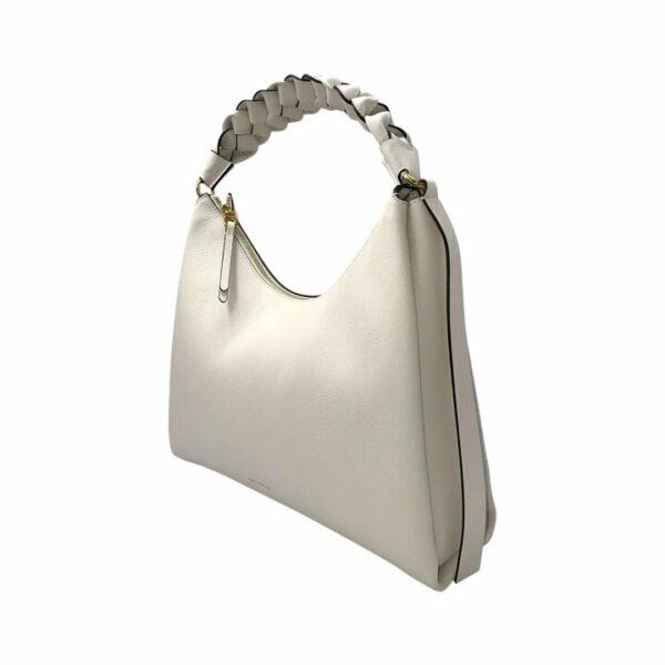 Handbag Double Grainy Leather Blanco s Coccinelle Borse Donna M50 13 02 01 57