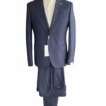 Abito microfantasia drop 8 slim Manuel Ritz 3832A3318 253120