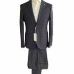 Abito gessato drop 8 slim Manuel Ritz 3832A3318 253132