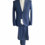 Abito drop 8 slim a quadri Manuel Ritz 3832A3318 253123