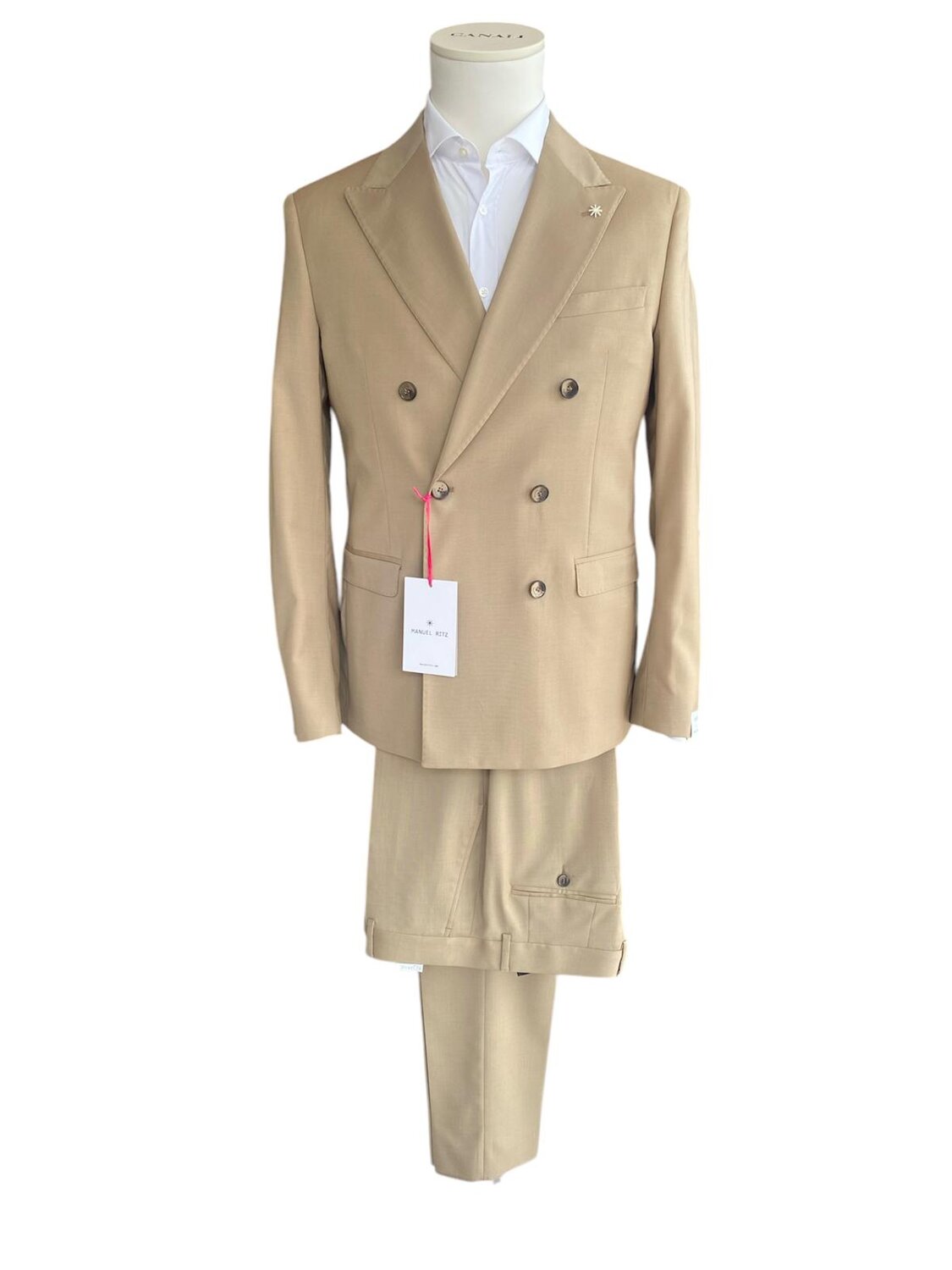 Abito doppiopetto slim drop 8 Manuel Ritz 3832A3378 250000