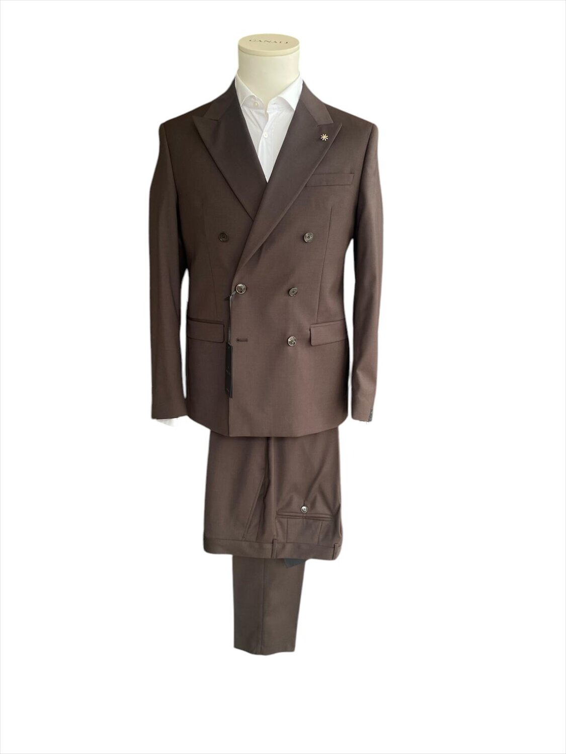 Abito doppiopetto drop 8 slim Manuel Ritz 3830A3378 250000