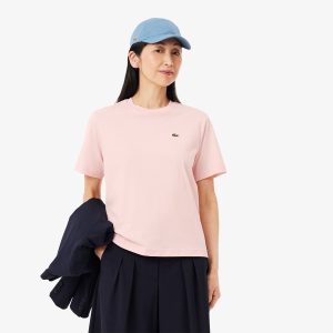 T-shirt in morbido cotone relaxed fit tf7215 lacoste pe 25