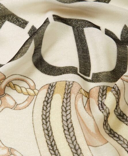 Kefia con stampa a catena twin set pe25 art. 251ta4270