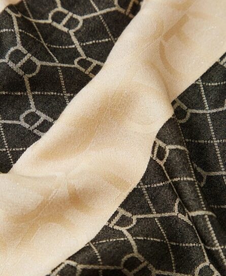 Stola jacquard con oval t all over twin set pe25 art. 251ta4210