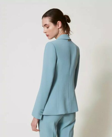 Giacca in crèpe fluido twin set pe25 art. 251tp2100