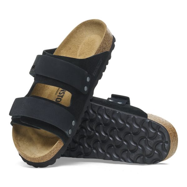 Uji Black Suede Leather/nubuck Birkenstock 1024832 PE25.
