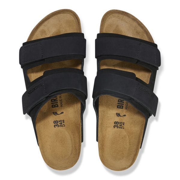 Uji Black Suede Leather/nubuck Birkenstock 1024832 PE25.
