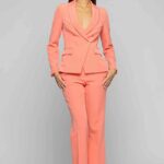 tailleur con pantalone a zampa bijal kocca pe 24.