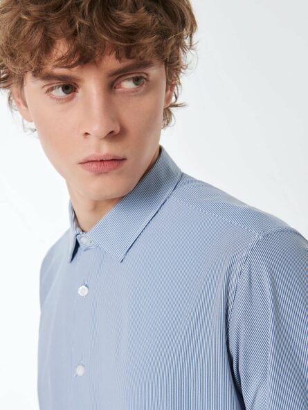 Oxford jacquard open shirt rrd pe25 art. 25254