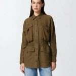 Giacca camicia con tasche Pinko pe 25. mod. oramai art. 105017