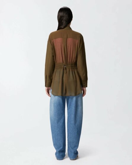 Giacca camicia con tasche Pinko pe 25. mod. oramai art. 105017