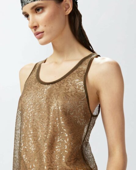 Top canottiera Pinko pe 25. mod. waiting art. 104710