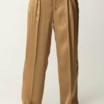 Pantaloni wide leg golden green twin set pe25 art. 251tt2273