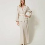 Gonna lunga in lino twin set pe25 art. 251tf2014