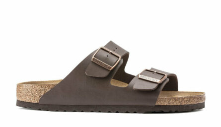 Arizona Dark Brown Birko Flor Birkenstock Sandali Uomo 051703PE25.