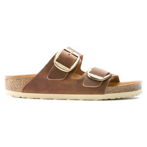 Arizona Big Buckle Cognac Oiled Leather Birkenstock Sandali 1011073PE25.
