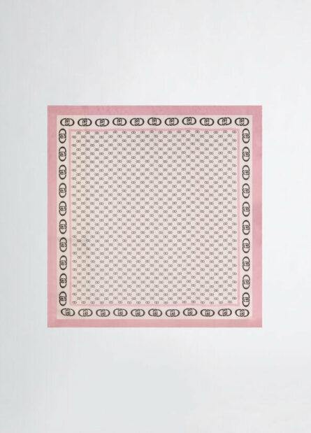 Foulard con logo liu jo pe 25 art. 2a5021