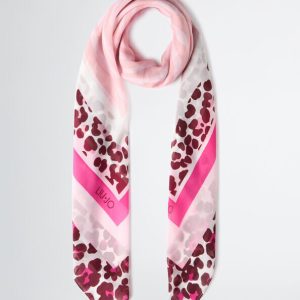 Foulard con stampa animalier liu jo pe 25 art. 2a5043