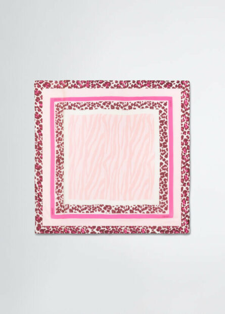 Foulard con stampa animalier liu jo pe 25 art. 2a5043